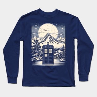 Japanese Tardis Long Sleeve T-Shirt